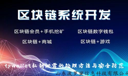 tpwallet私钥泄露的处理方法与安全防范