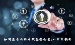 如何查看比特币钱包持仓