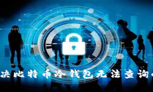 如何解决比特币冷钱包无法查询的问题？
