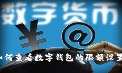 如何查看数字钱包的限额设置？