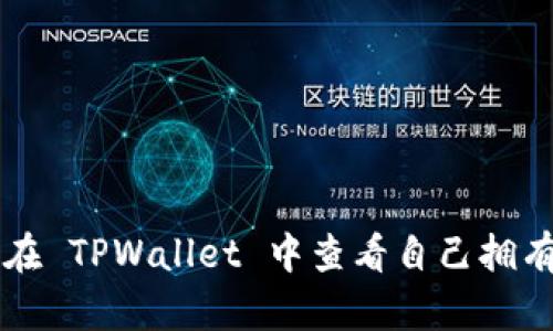 如何在 TPWallet 中查看自己拥有的币