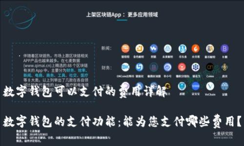数字钱包可以支付的费用详解

数字钱包的支付功能：能为您支付哪些费用？