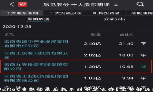 
TPWallet重新登录后找不到币怎么办？完整解决指南
