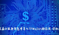 如何在小狐狸钱包中导入TPWallet助记词：详细指南